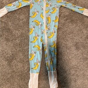 Little Sleepies Bananas Print Zippy 6-12 months